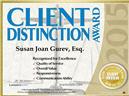 Client Distinction Award | Susan Joan Gurev, Esq.